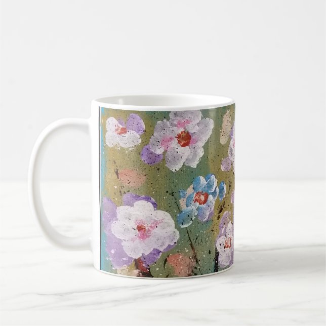 Spring Floral Coffee Mug (Left)