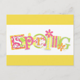 SPRING Floral Design  Postcard