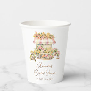 Spring Floral Market Love In Bloom Bridal Shower Paper Cups