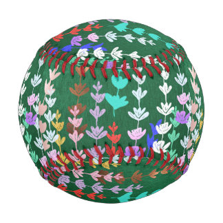 spring, floral,modern,pattern,happy,colourful,fun, baseball