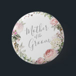Spring Floral Mother of the Groom Button<br><div class="desc">Custom</div>