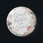 Spring Floral Mother of the Groom Button<br><div class="desc">Custom</div>