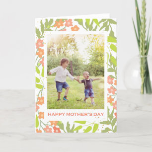 Spring Floral Mother's Day   Holiday Card