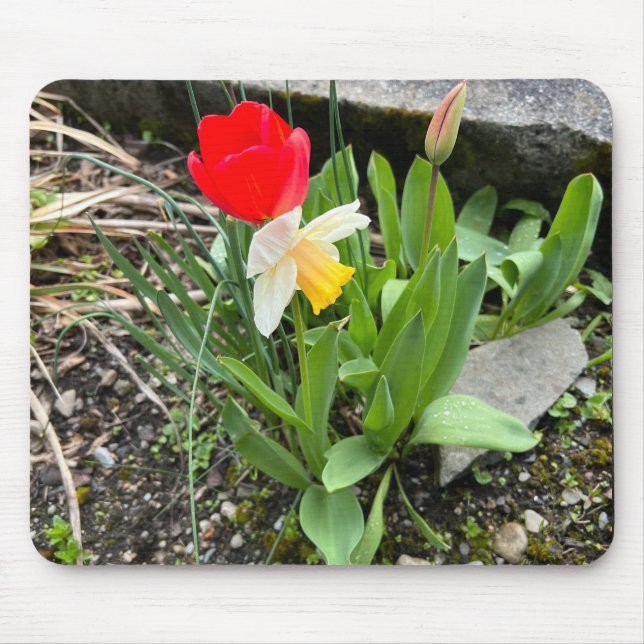 Spring floral mouse pad (Front)