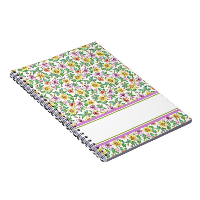 Spring floral notebook (Right Side)