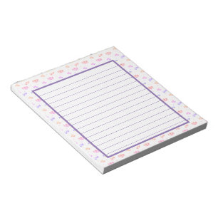Spring floral notepad