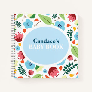 Spring Floral Personalised Notebook