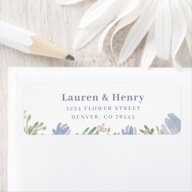 Spring Floral Return Address Labels (Insitu)