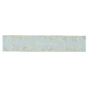 Spring Floral Table Runner – Wildflower Garden 