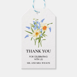 Spring Floral Thank You Gift Tag