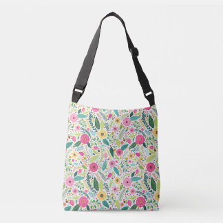 Spring floral tote bag