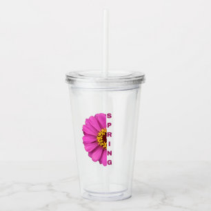 Spring Floral Tumbler   Spring Acrylic Tumbler