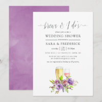 Spring Floral Watercolor Brews Before The I Do's
