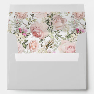 Spring Floral Watercolor Envelopes