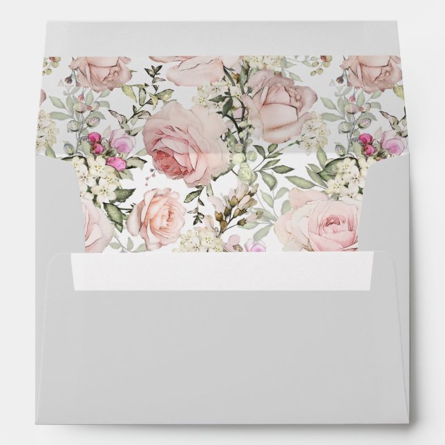 Spring Floral Watercolor Envelopes (Back (Bottom))