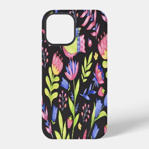 Spring Floral: Watercolor Seamless Pattern iPhone 12 Case
