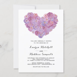 Spring Floral Wedding Invitation