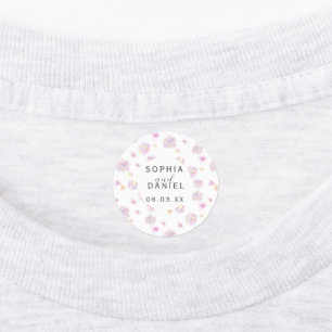 Spring Floral Wedding Labels – Watercolor Flower