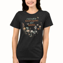 Spring floral wildflower t-shirt