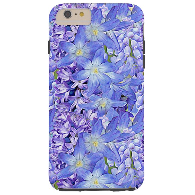 Spring Florals in Lavender and Blue Case-Mate iPhone Case (Back)