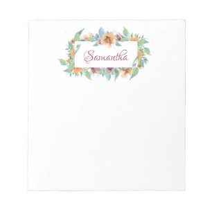 Spring Florals Notepad