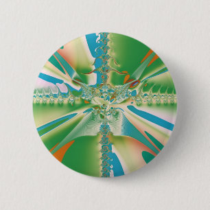 Spring Flower 6 Cm Round Badge