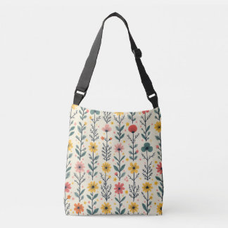 Spring Flower Crossbody Bag