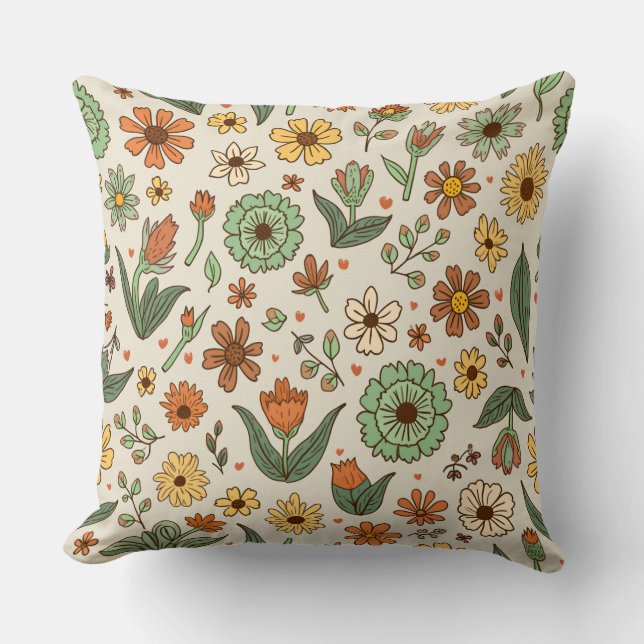 Spring Flower Cushion (Front)