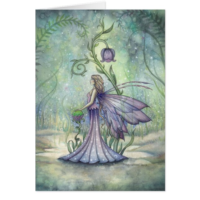 Spring Flower Fairy Fantasy Art Illustration (Front)