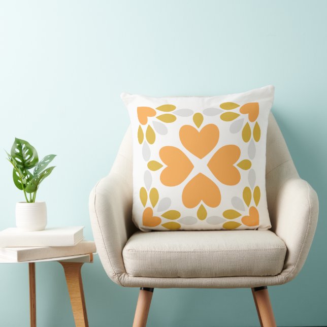 spring flower floral pattern cushion (Chair)