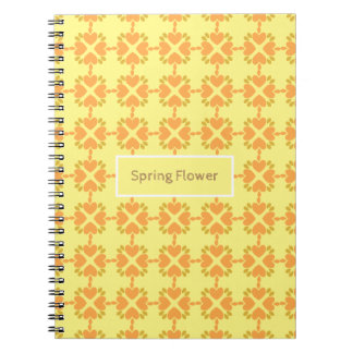 spring flower floral pattern notebook