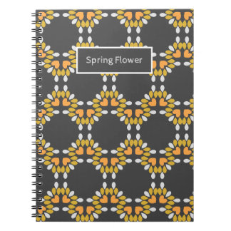 spring flower floral pattern notebook