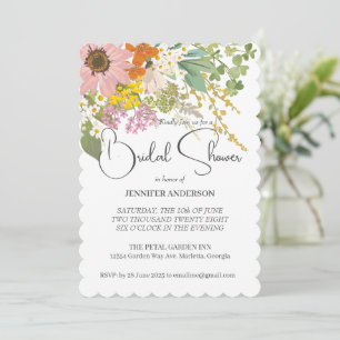 Spring Flower Garden Bridal Shower Bridal Shower I Invitation