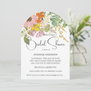 Spring Flower Garden Bridal Shower Bridal Shower I Invitation