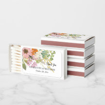 Spring Flower Garden Bridal Shower Wedding Favours