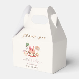 Spring Flower Garden Girl Clothes Baby Shower Favour Box