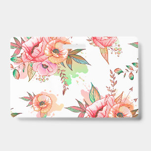 spring Flower ID Badge