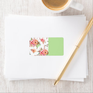 spring Flower Label