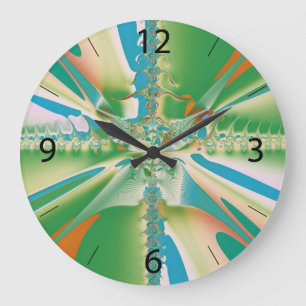 Spring Flower Large Clock