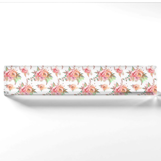 spring Flower Nameplate (Front)