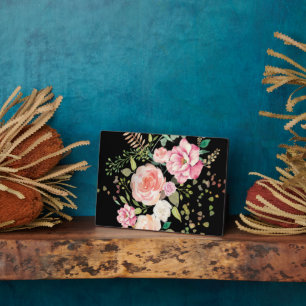 spring flower plaque