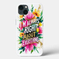 Spring Flower Sarcasm Quote