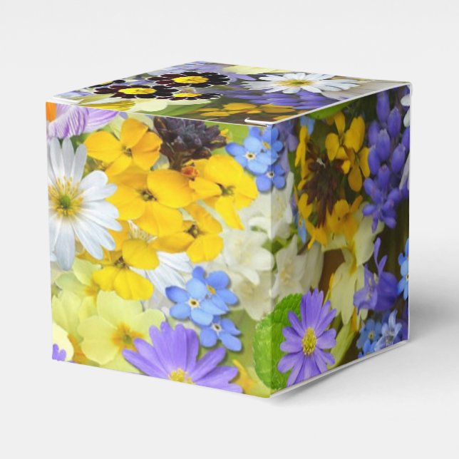 Spring Flower Smash Favour Box (Front Side)