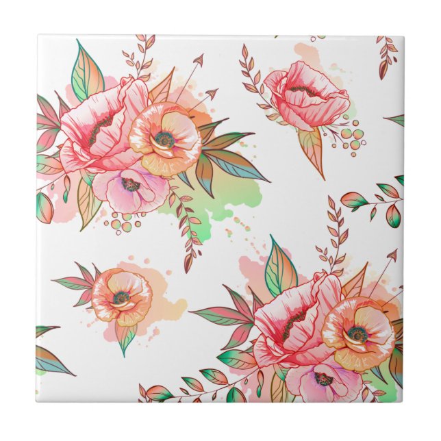 spring Flower Tile (Front)