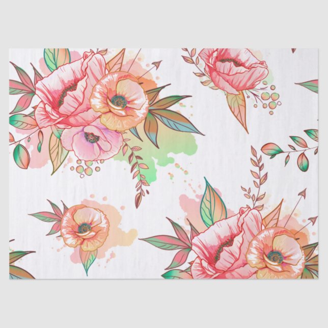 spring Flower Tissue Paper (Front)