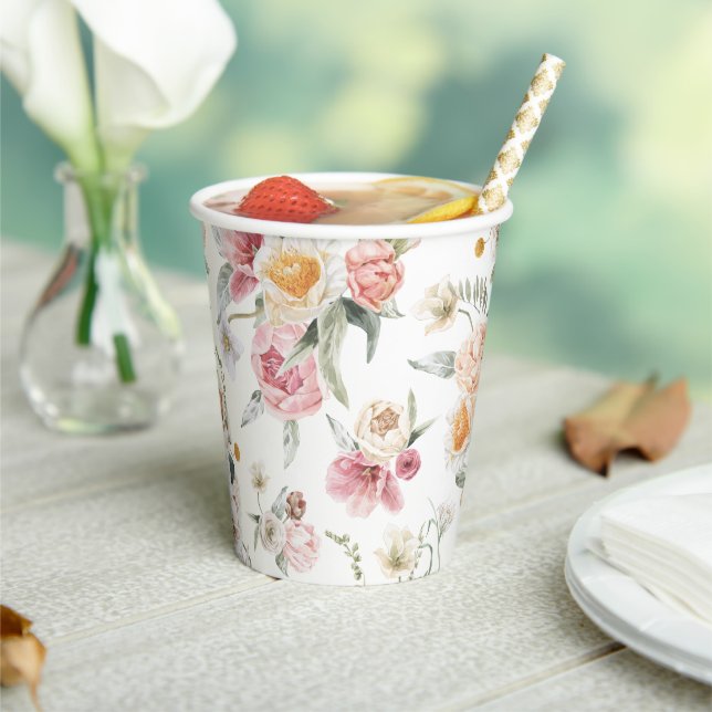 Spring Flower Tulip Paper Cups (Insitu)