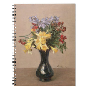 Spring Flowers, 1869 (oil on canvas) Spiral Notebook