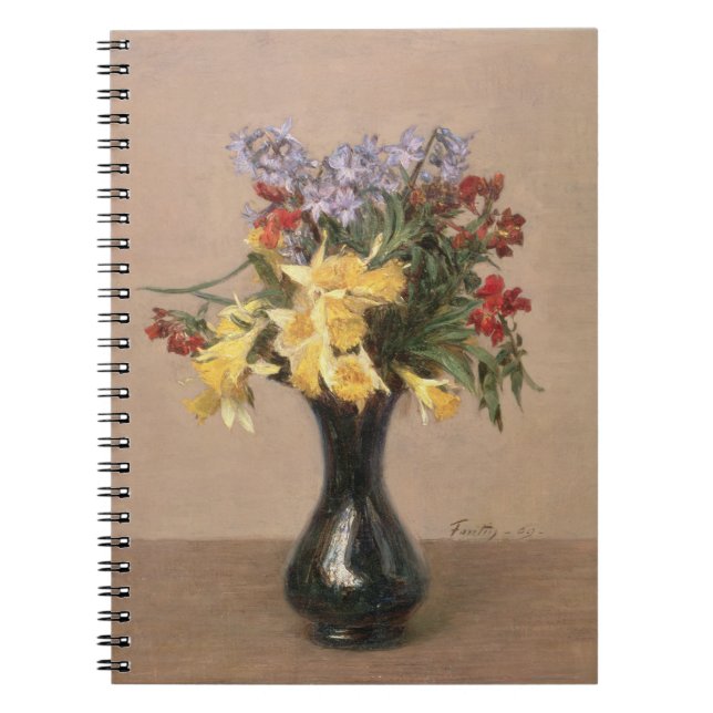 Spring Flowers, 1869 (oil on canvas) Spiral Notebook (Front)