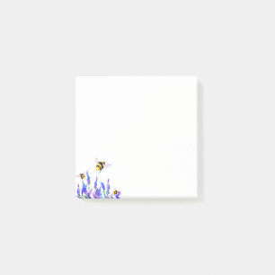 Spring Flowers and Bee Post it Notes