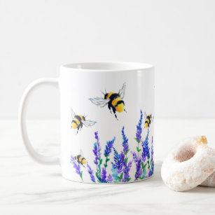 Spring Flowers and Bees Coffee Mug